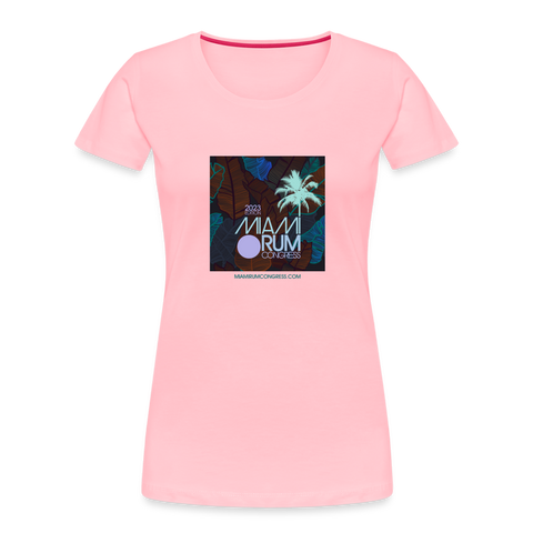 Miami Rum Congress 2023 - Women’s Premium Organic T-Shirt - pink