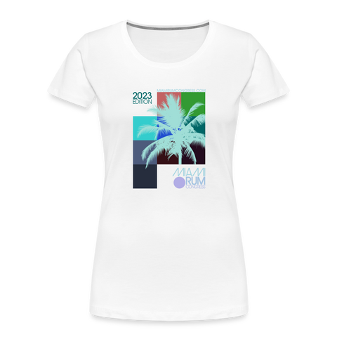 Miami Rum Congress 2023 - Women’s Premium Organic T-Shirt - white