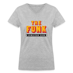 The Funk - Women's V-Neck T-Shirt - gray