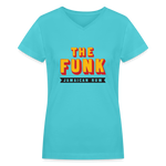 The Funk - Women's V-Neck T-Shirt - aqua