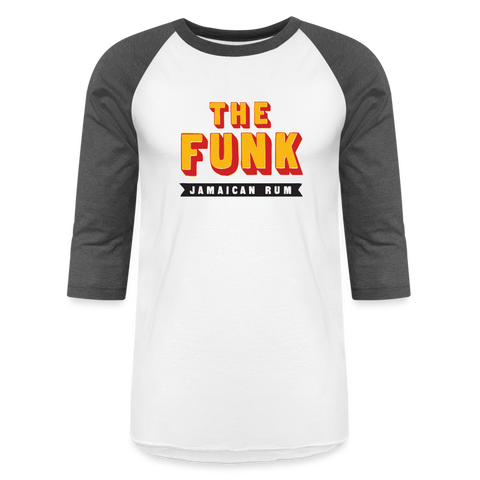 The Funk - Baseball T-Shirt - white/charcoal