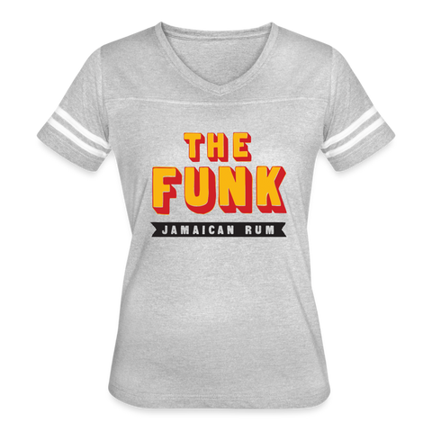 The Funk - Women’s Vintage Sport T-Shirt - heather gray/white