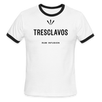 Tresclavos - Men's Ringer T-Shirt - white/black