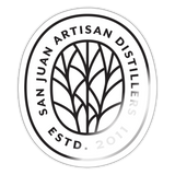 San Juan Artisan Distillers - Sticker - white glossy