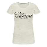 CLÉMENT RHUM - Women’s Premium T-Shirt - heather oatmeal
