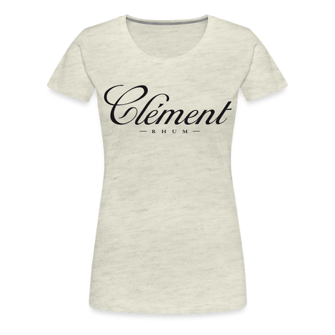 CLÉMENT RHUM - Women’s Premium T-Shirt - heather oatmeal