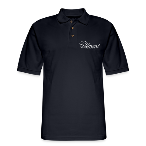 CLÉMENT RHUM - Men's Pique Polo Shirt - midnight navy