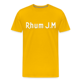 RHUM J.M - Men's Premium T-Shirt - sun yellow