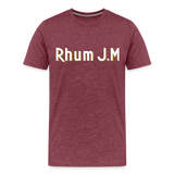 RHUM J.M - Men's Premium T-Shirt - heather burgundy