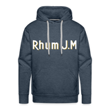 RHUM J.M - Men’s Premium Hoodie - heather denim