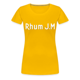 RHUM J.M - Women’s Premium T-Shirt - sun yellow
