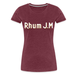 RHUM J.M - Women’s Premium T-Shirt - heather burgundy