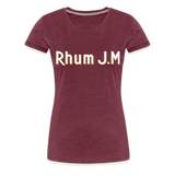 RHUM J.M - Women’s Premium T-Shirt - heather burgundy