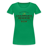 Chairmans Reserve Rum - Women’s Premium T-Shirt - kelly green