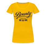 Bounty Rum - Women’s Premium T-Shirt - sun yellow