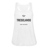 Tresclavos - Women's Flowy Tank Top by Bella - white