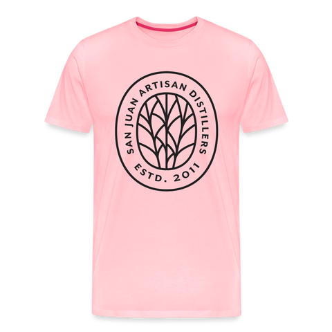 San Juan Artisan Distillers - Men's Premium T-Shirt - pink