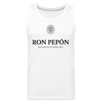 Ron Pepón - Men’s Premium Tank - white
