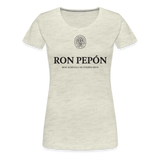 Ron Pepón - Women’s Premium T-Shirt - heather oatmeal