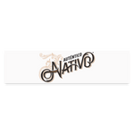 Nativo - Bumper Sticker - white matte