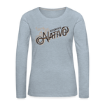 Nativo - Women's Premium Long Sleeve T-Shirt - heather ice blue
