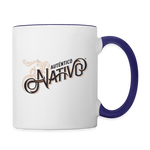 Nativo - Contrast Coffee Mug - white/cobalt blue