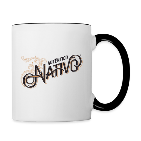 Nativo - Contrast Coffee Mug - white/black