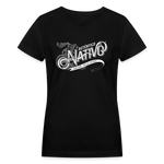 Nativo - Women's V-Neck T-Shirt - black