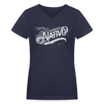 Nativo - Women's V-Neck T-Shirt - navy
