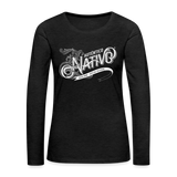 Nativo - Women's Premium Long Sleeve T-Shirt - charcoal grey