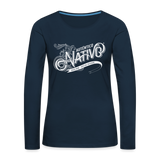 Nativo - Women's Premium Long Sleeve T-Shirt - deep navy