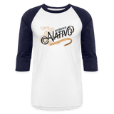 Nativo - Baseball T-Shirt - white/navy