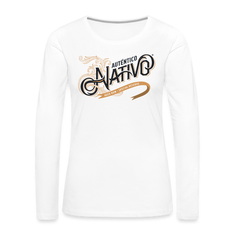 Nativo - Women's Premium Long Sleeve T-Shirt - white