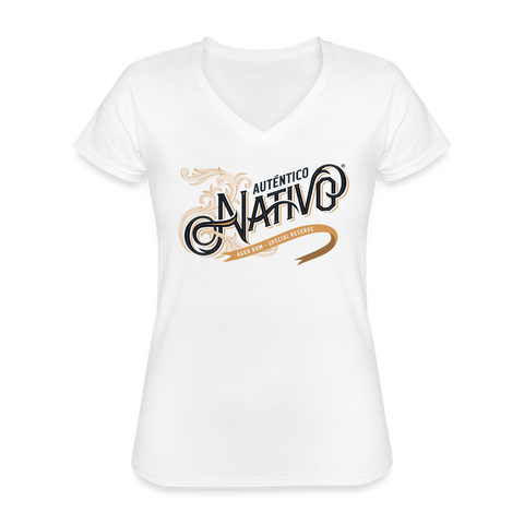 Nativo - Women's V-Neck T-Shirt - white