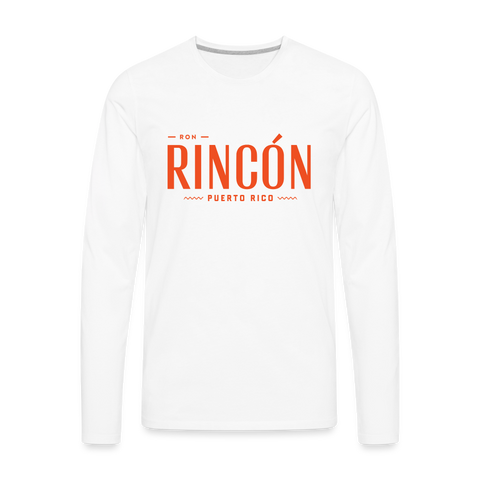 Ron Rincón - Men's Premium Long Sleeve T-Shirt - white