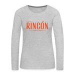 Ron Rincón - Women's Premium Long Sleeve T-Shirt - heather gray