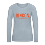 Ron Rincón - Women's Premium Long Sleeve T-Shirt - heather ice blue