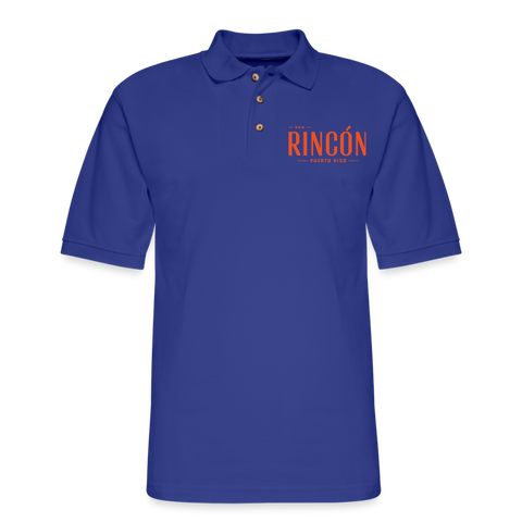 Ron Rincón - Men's Pique Polo Shirt - royal blue