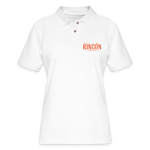 Ron Rincón - Women's Pique Polo Shirt - white