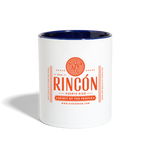 Ron Rincón - Contrast Coffee Mug - white/cobalt blue
