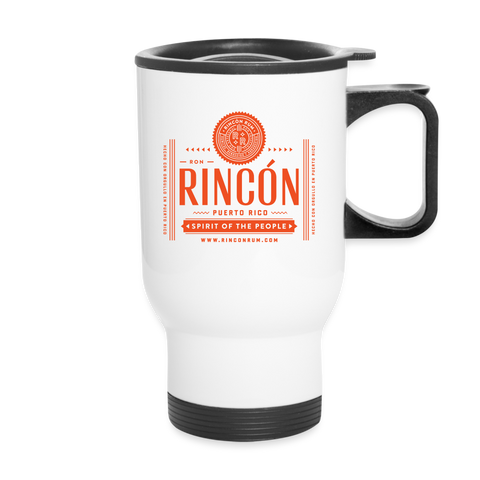 Ron Rincón - Travel Mug - white