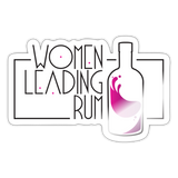 Women Leading Rum - Sticker - white glossy