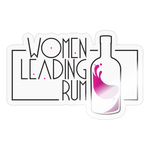 Women Leading Rum - Sticker - transparent glossy